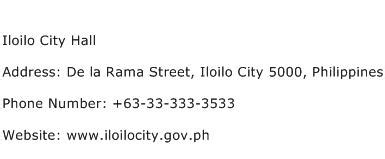 iloilo city hall address